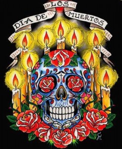 Skulls are decorated with bright colors to celebrate the lives and deaths of those who've come before