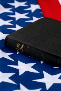 American Flag and Bible