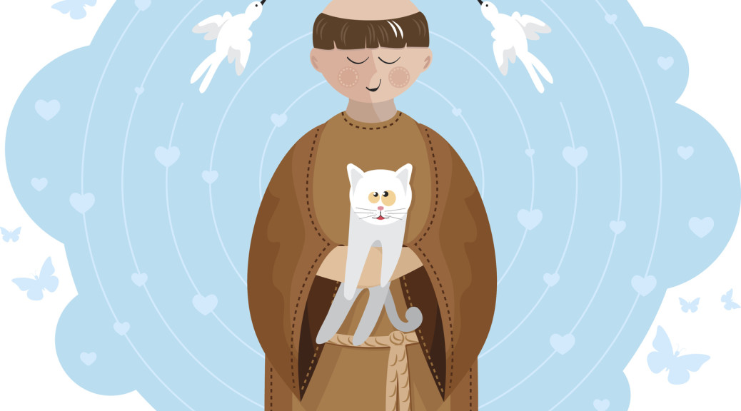 St. Francis of Assisi is the Catholic patron saint of animals.