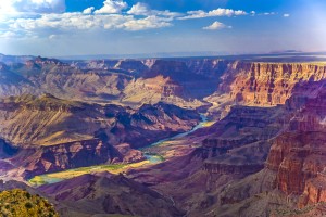 Grand canyon at sunrise, is the most well known of US World Heritage sites
