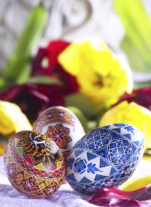 Eggs are Traditional symbols of celebration at the Spring Equinox.