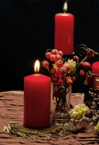 Candles are commonly used in British Traditional Wicca ceremonies.
