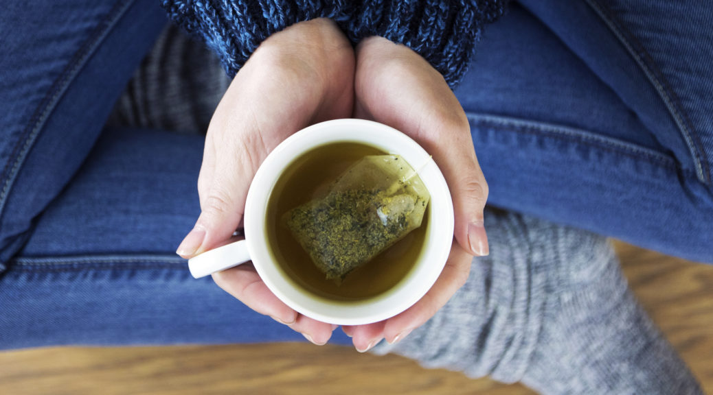 Drinking a cup of cozy winter tea can bring in the new season.