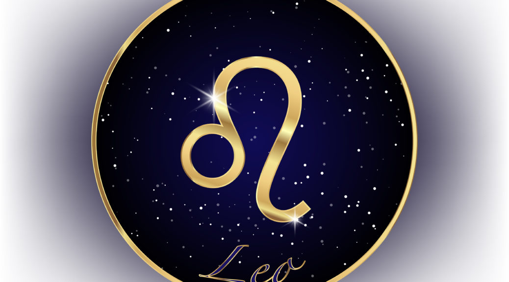 The astrological sign for Leo the lion.