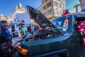 In different parts of the world, such as Thailand, people have automobiles blessed in religious rituals. 