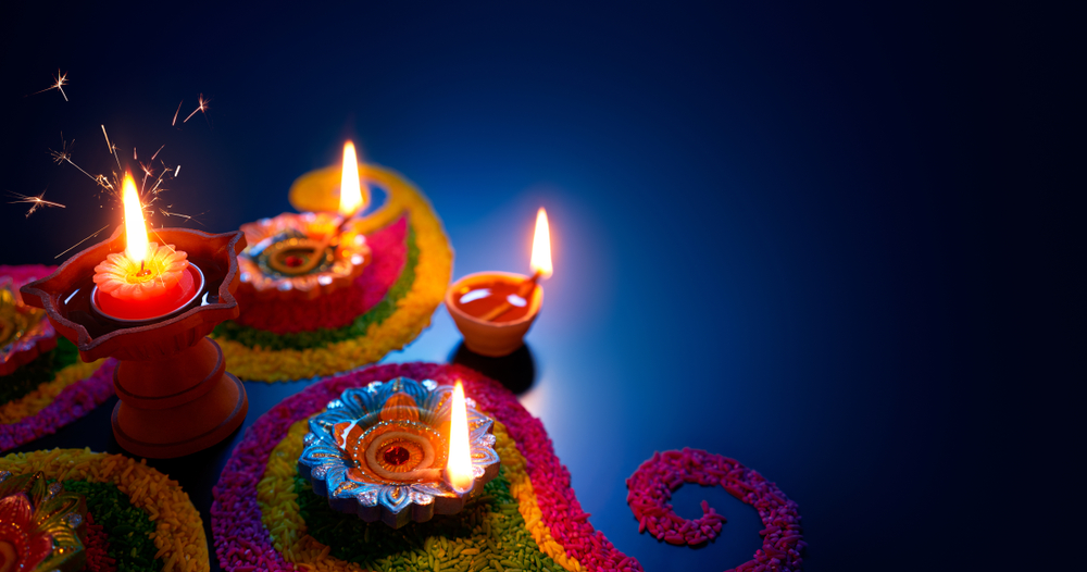 Diwali is associated with the Hindu New Year, has to do with new beginnings.