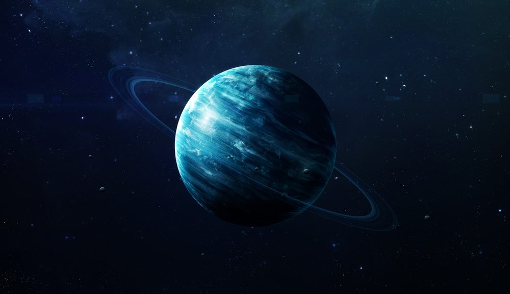 Uranus takes around seven years to travel through each zodiac sign.