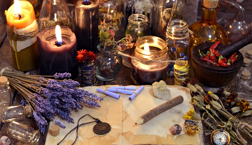 Wiccans use candles and incense in their rituals.